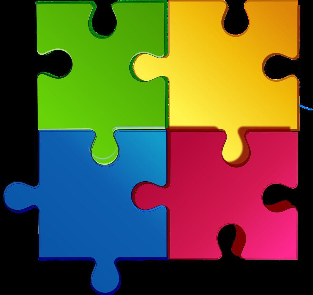 jigsaw puzzle, game, match