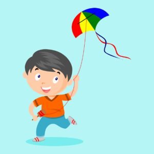 kite, boy, kid